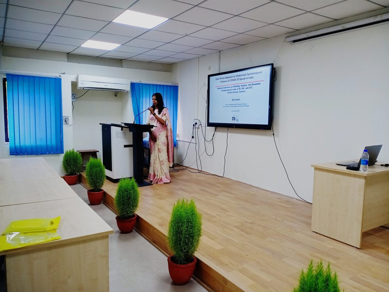Delivered an Invited Talk in a “National Conference on Mathematical Modeling, Analysis, and Simulation”, IIT(ISM) Dhanbad, 28-30 June, 2024