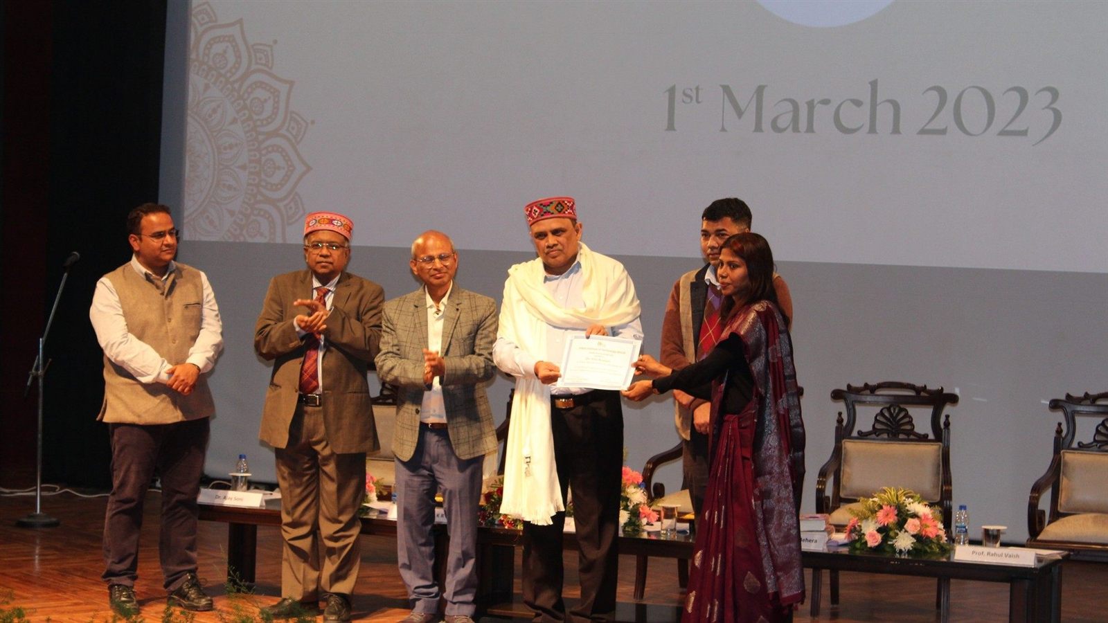 Received the IIT Mandi “Young Faculty Fellow 2023” Award for research excellence on 14th Foundation Day of IIT Mandi held on 1st March, 2023