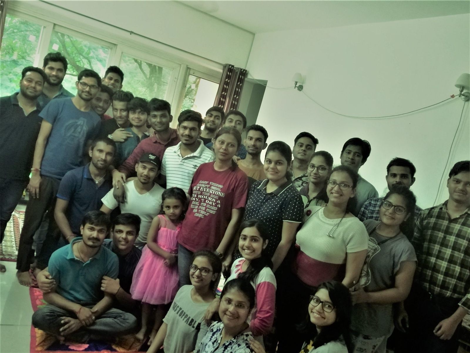 With M.Sc. students